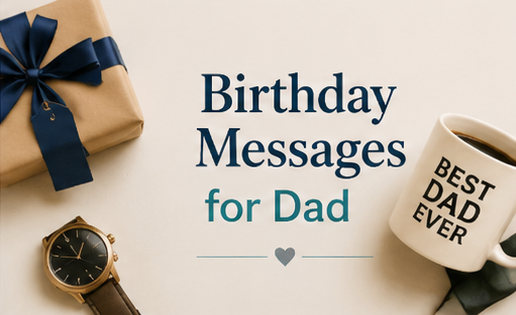 Birthday messages for dad