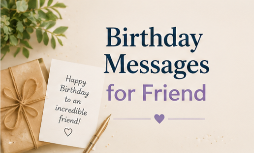 Birthday messages for friends