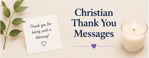 Christian thank you messages