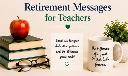 Retirement Messages for teachers