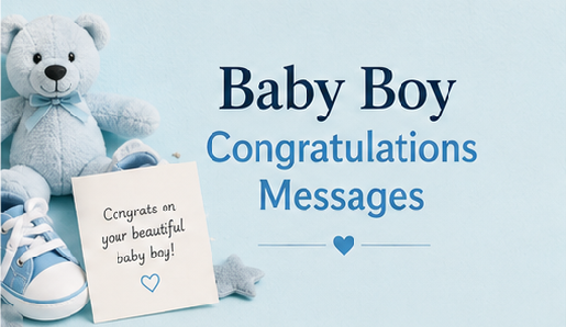 baby boy congratulations