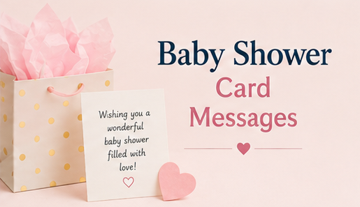 baby shower card messages