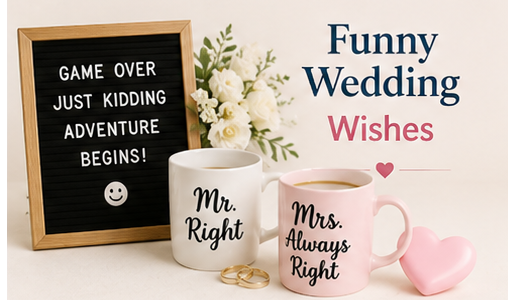 funny wedding wishes