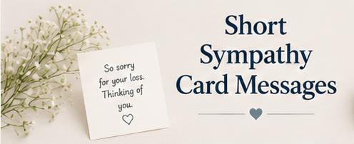 short sympathy message