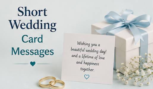 short wedding messages