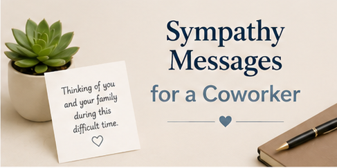 sympathy message loss of coworker