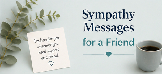 sympathy message loss of friend