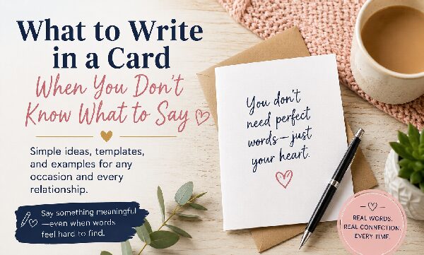 What to Write in a Card When You Don’t Know What to Say guide page