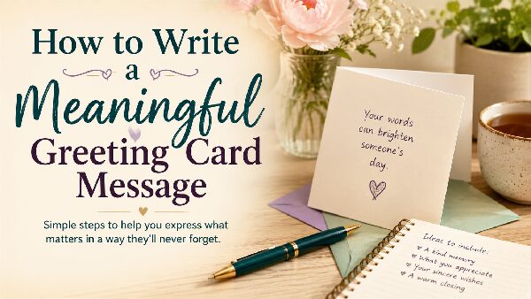 meaningful greeting card message
